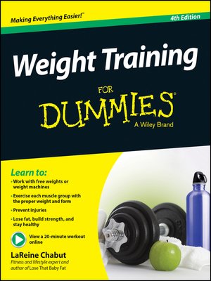 cover image of Weight Training For Dummies